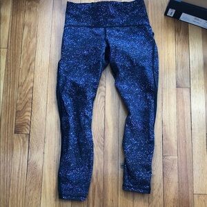 Lululemon Athletica Purple Speckled Leggings excellent
